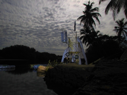 Open-Island at night